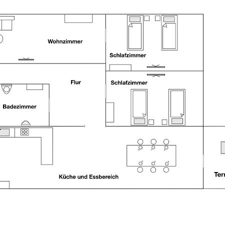 Moderne Ferienwohnung Klosterblick Guxhagen Luaran gambar